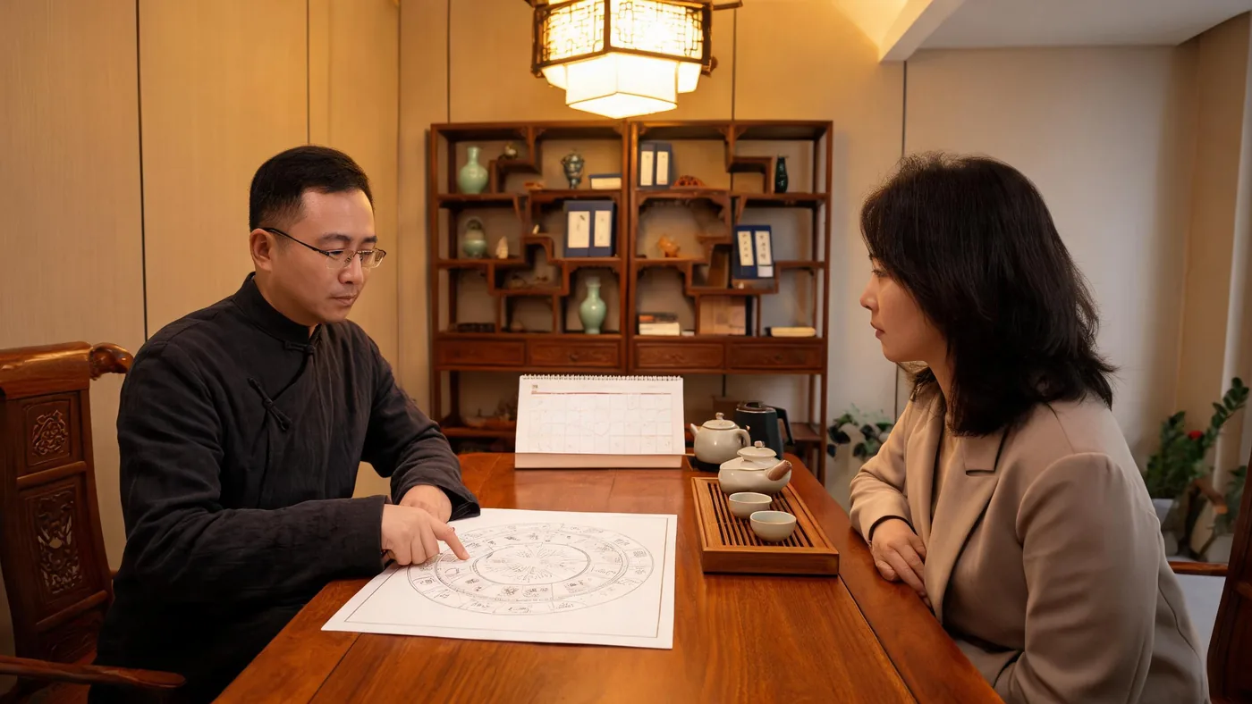 紫微斗數諮詢場景